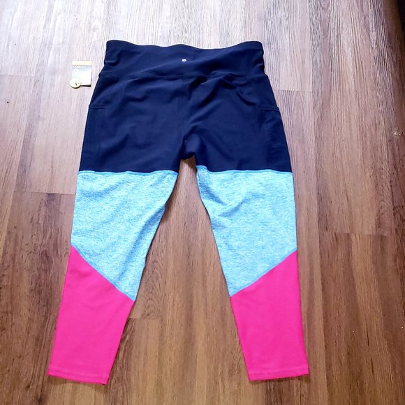 Women's Active High Rise 7/8 Ankle Leggings Sz. XL - Picture 3 of 6